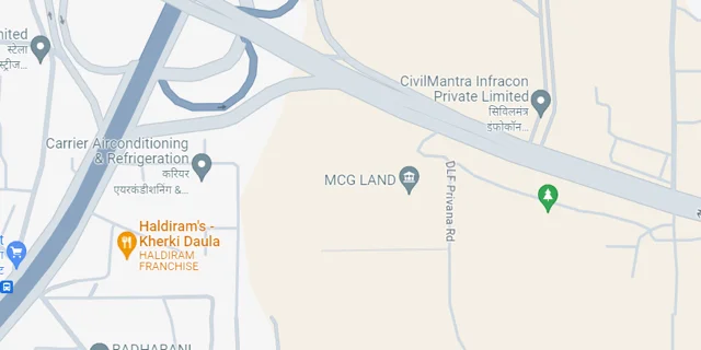 Map showing the Emirates Transit Visa office location in Business Bay, Dubai